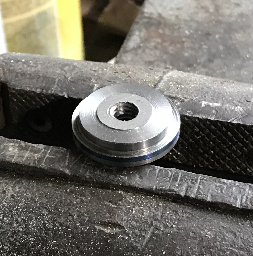 The tailstock end washer